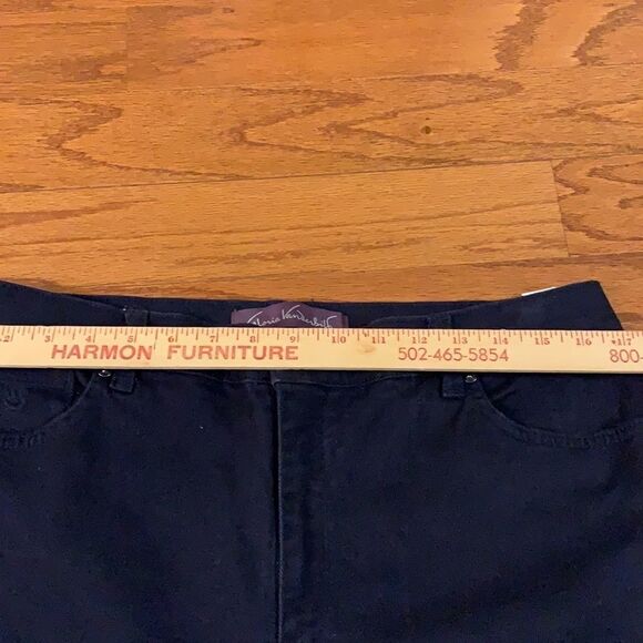 Gloria Vanderbilt Amanda denim jeans - size 14 black - Picture 6 of 9